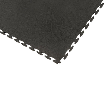 Durable Black Interlocking Non Slip Industrial Floor Mat – 7mm Textured Heavy Duty Tile