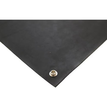 Black Anti Static ESD Rubber Floor Mat – Smooth Easy Clean Surface