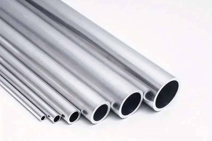 Natural Aluminium Hollow Round Tube – 1 Metre Lightweight Pipe for Construction and DIY Projects