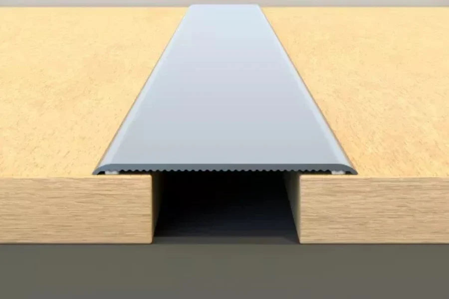 30mm Self-Adhesive Aluminium Floor Transition Profile β 930mm Anodised Door Threshold Bar for Equal Height Floors