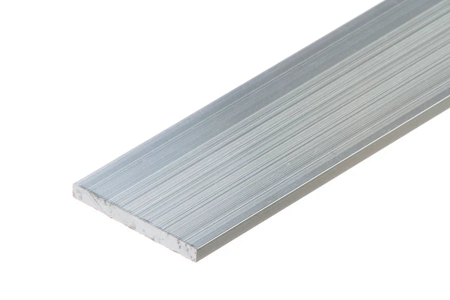 1m Natural Aluminium Flat Bar – Lightweight Plate for DIY & Construction Projects