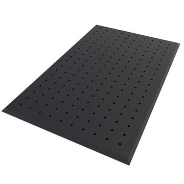 Durable Commercial Anti Fatigue Mat with Drainage Holes for Hygienic Workspaces