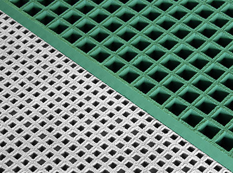 30mm GRP Slip Resistant Mini Mesh Grating – Safety Flooring with 12mm Open Mesh Design