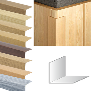 2.75m PVC Corner Trim – Wood Effect 90° Edge Protector
