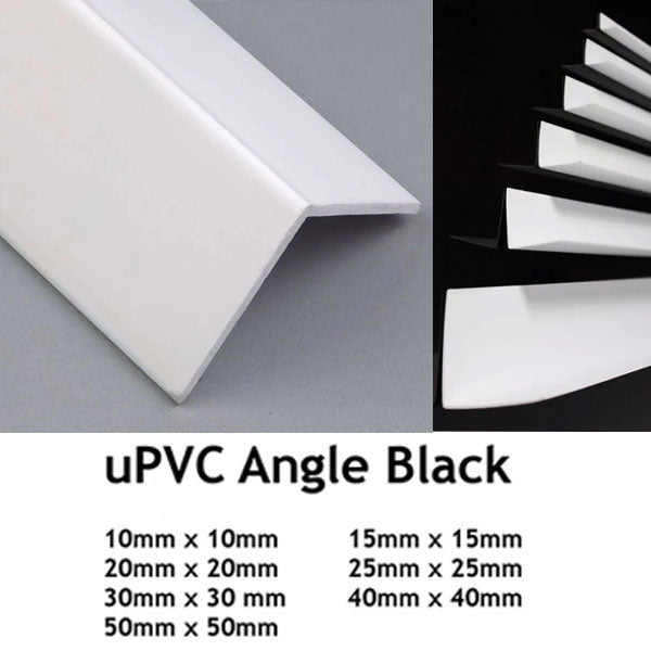 2.9m PVC Corner Trim – White 90° Edge Protector for Interior & Exterior Finishing
