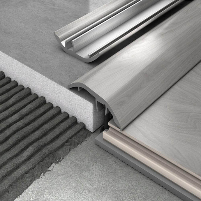 37mm Aluminium Multi-Use Door Threshold Trim – Adjustable 4-in-1 Floor Transition Strip
