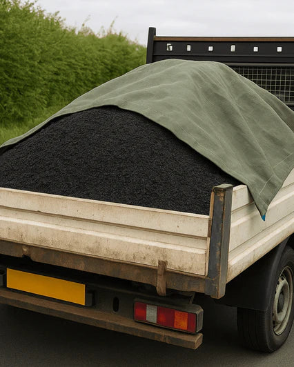 Durable Natural Jute Tarmac Protection Sheet with Hemmed Edges