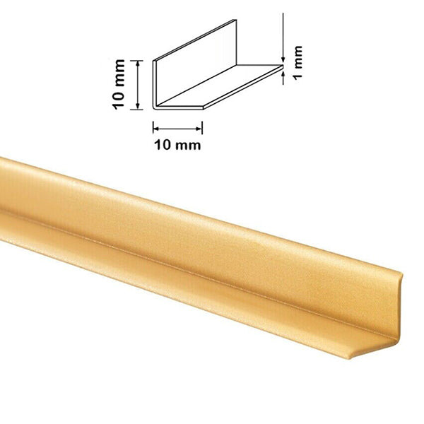5m PVC Corner Trim – Flexible 90° Self-Adhesive Edge Strip for Walls & Panels