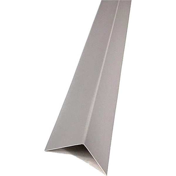 1m PVC Edge Profile – Light Grey 90° Protective Trim for Walls & Corners