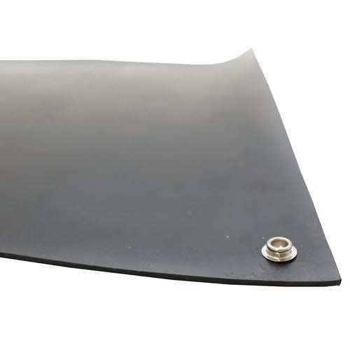 Black Anti Static ESD Rubber Floor Mat – Smooth Easy Clean Surface