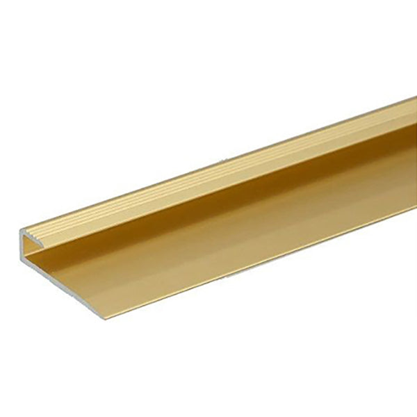 Aluminium U-Edging Trim – Screw Fix Profile for 5mm LVT Floor Edges