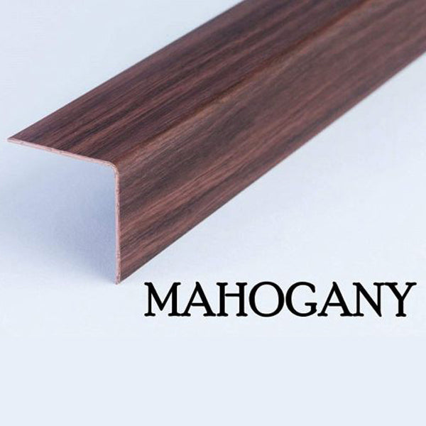 PVC Wood Effect Angle Trim 1m – 90° Edge Protector for Walls, Panels & Furniture