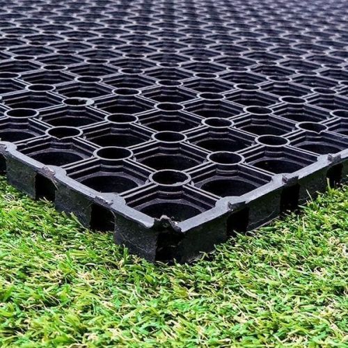 Heavy Duty Rubber Grass Mat for Ground Protection – Slip Resistant Playground Mats