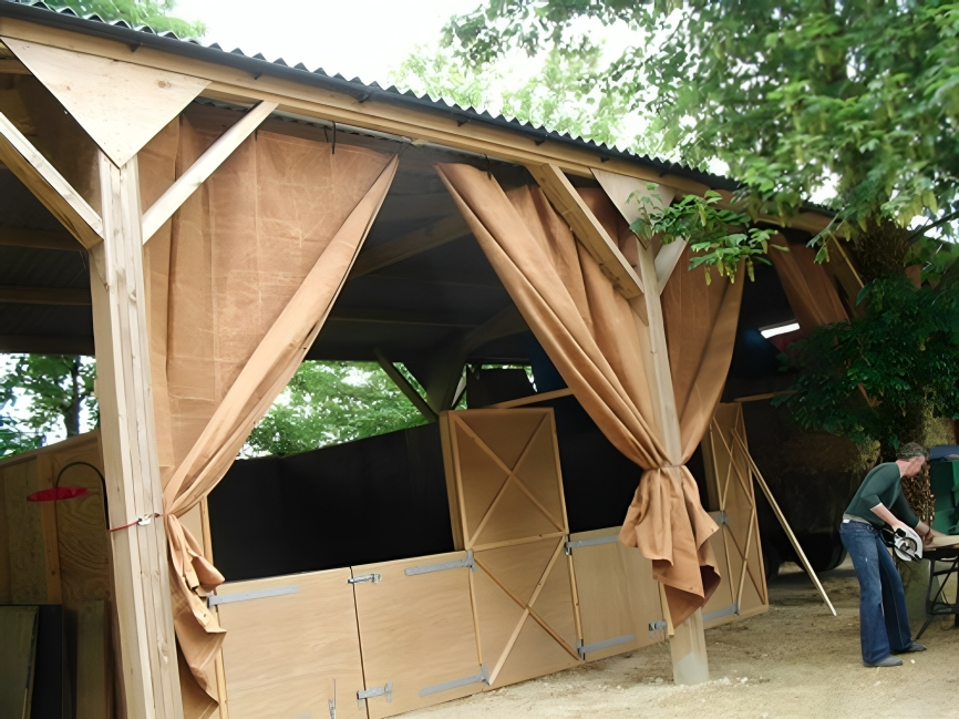 Heavy-Duty 18oz Cotton Canvas Tarpaulin – Wax Treated & Water Resistant