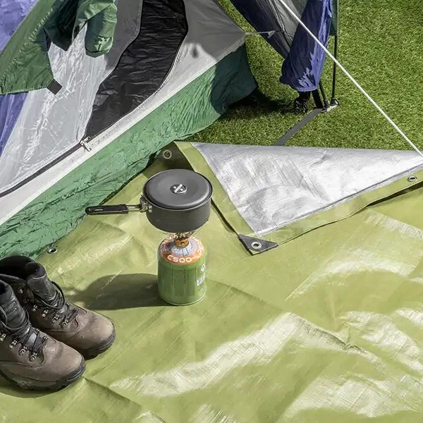 Extra Heavy Duty 270GSM Waterproof Tarpaulin – Green/Silver Reinforced Outdoor Sheet