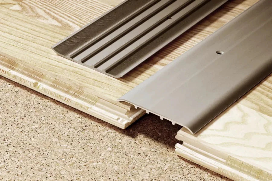 80mm Aluminium Carpet Cover Strip – Wide Threshold Bar for Seamless Floor Connections