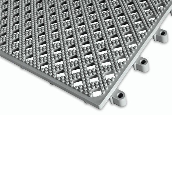 Interlocking Anti Slip PVC Floor Tiles with Drainage and Comfort Grip