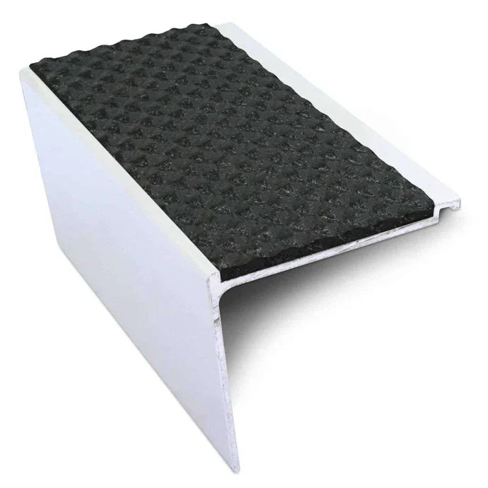 Tredsafe 60 x 55mm Rakeback Stair Nosing Aluminium Profile with Anti Slip Insert