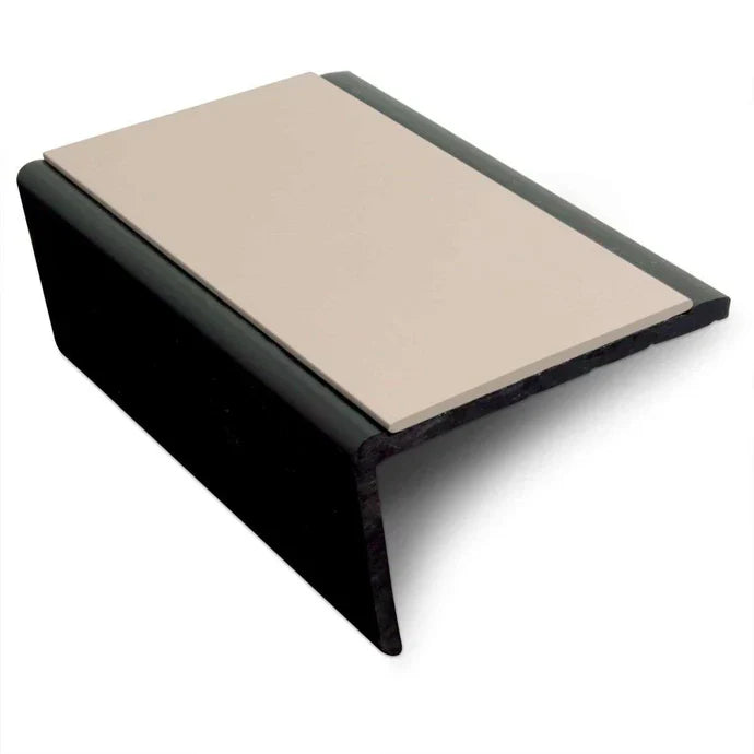 56mm x 32.5mm Straight-Edge PVC Stair Nosing with Slim Hard-Nose Design
