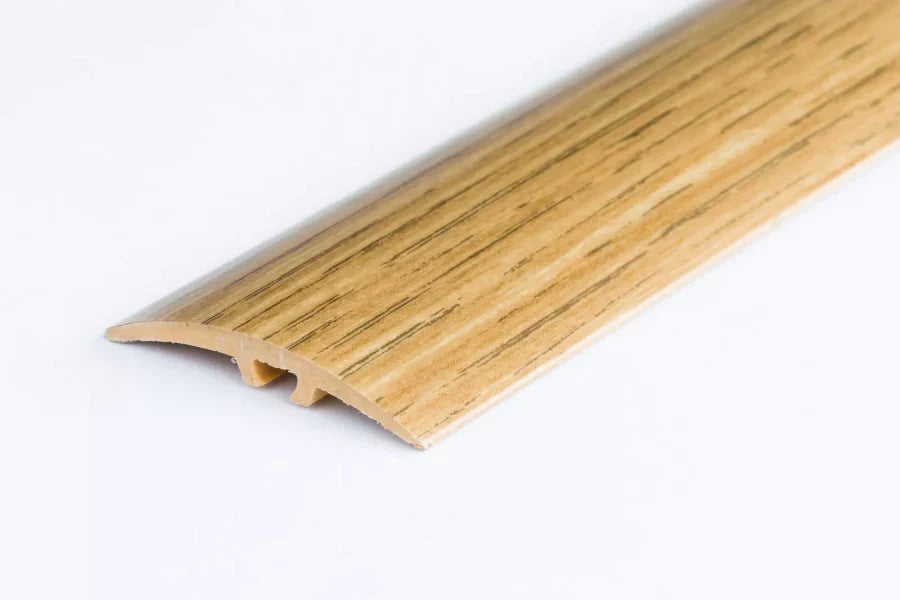 40mm UPVC Wood Effect Floor Edge Trim – 900mm Self-Adhesive Door Transition Strip