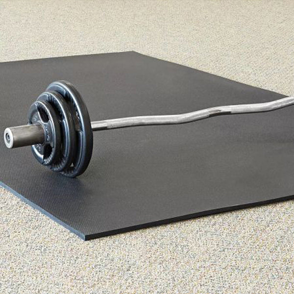 Heavy Duty Rubber Gym flooring Non-Slip Black Rubber Floor Mat – Ideal for Commercial Fitness Centers, and High-Traffic Areas