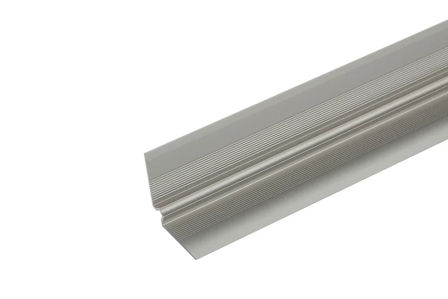Aluminium Inner Corner Stair Nosing Trim – 3mm Edge Profile for LVT Flooring