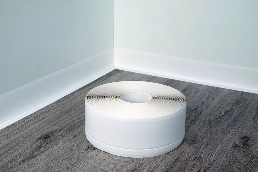 Soft PVC Flexible Skirting – 70 x 20mm 10m Roll Trim for Wall and Floor Edge Finishing