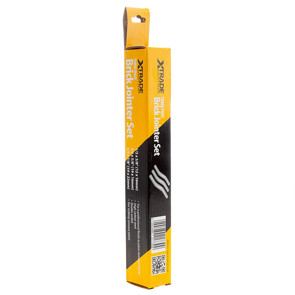 XTrade 3-Piece Brick Jointer Set – Perfect for Creating Smooth and Even Mortar Joints